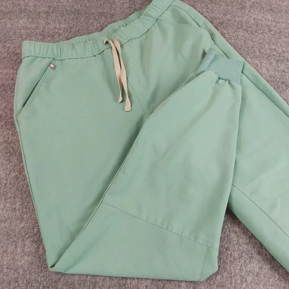 FIGS Tansen Jogger Scrub Pants Men's Medium Green Medical Technical Collection
